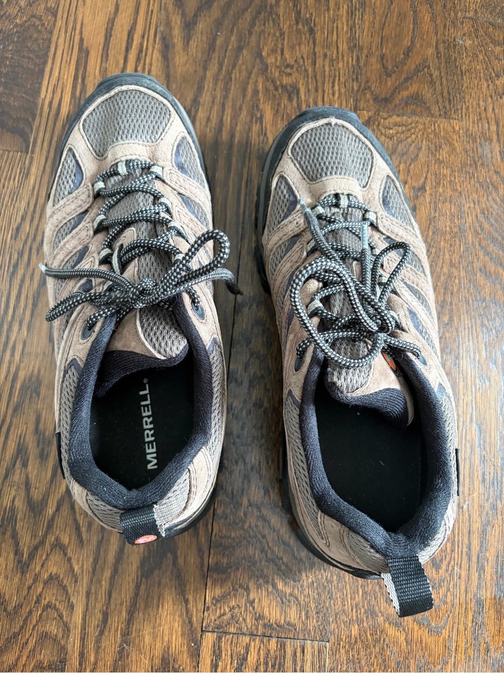 Merrell Men's Brown and Black Waterproof Trail Shoe Moab 3 Bracken 9.5 Wide - Picture 6 of 9